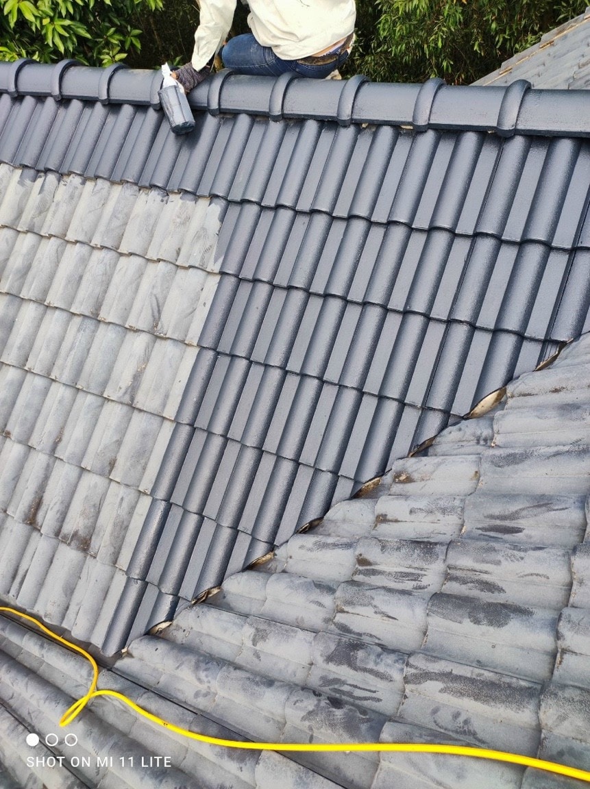 Quy trình sơn ngói