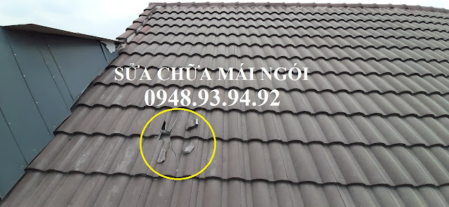 thay mái ngói vỡ củ chi tphcm