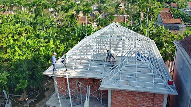 Gía lợp ngói trọn gói, bản vẽ kết cấu mái ngói,bản vẽ nhà mái ngói,báo giá kèo thép siêu nhẹ,mái nhà bền đẹp giá rẻ, kèo mái ngói,kèo sắt