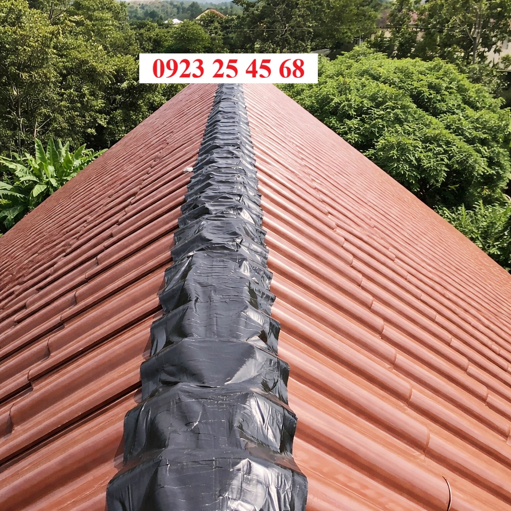 tấm dán thay vữa chống dột mái ngói nóc
